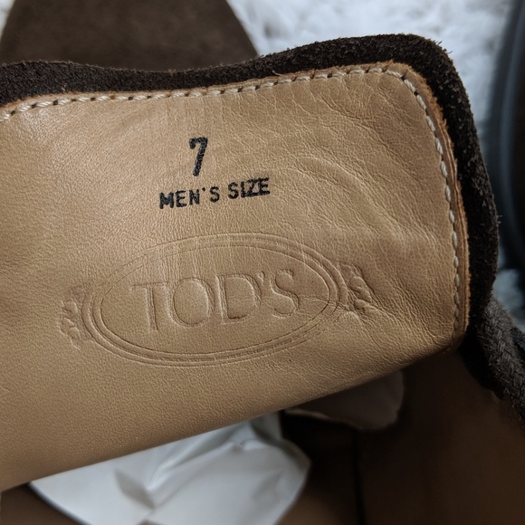 Tod's Brown Suede Lace-Up Ankle Chukka Boots - Picture 8 of 8